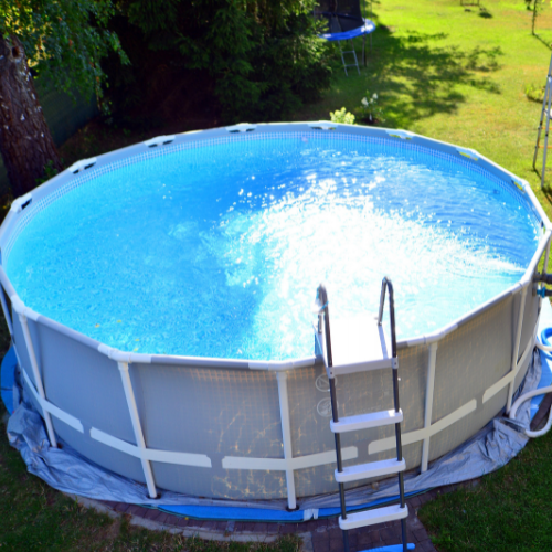 Piscina desmontable Elevable en vivienda, imagen de categor&iacute;a Accesorios de Piscina
